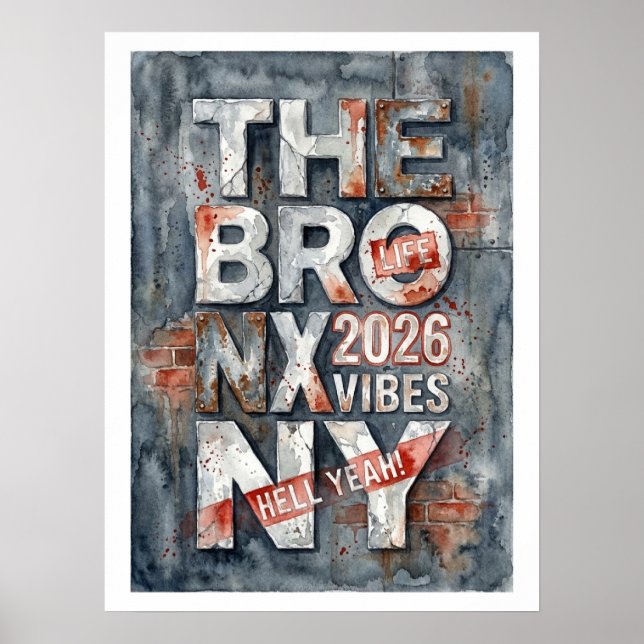 Póster La vida del Bronx (Frente)