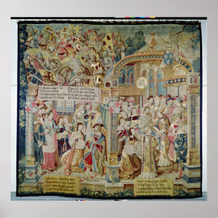 Póster La vida del obispo de San Remigio de Reims