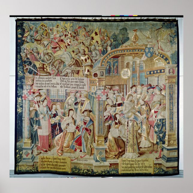 Póster La vida del obispo de San Remigio de Reims (Frente)