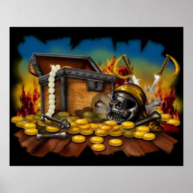 Póster La vida del pirata... no para mí (Frente)