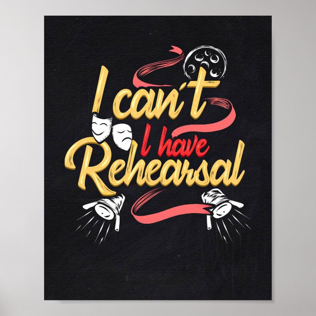 Póster La vida del teatro y el Chica del teatro (Frente)