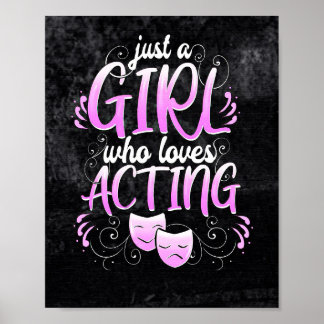 Póster La vida del teatro y el Chica del teatro