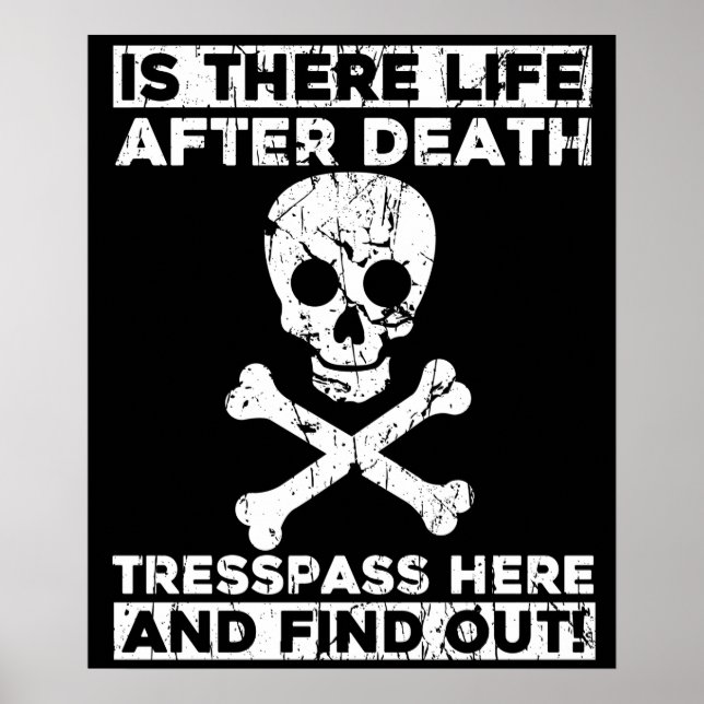 Póster La vida después de la muerte traspasa aquí y descu (Frente)