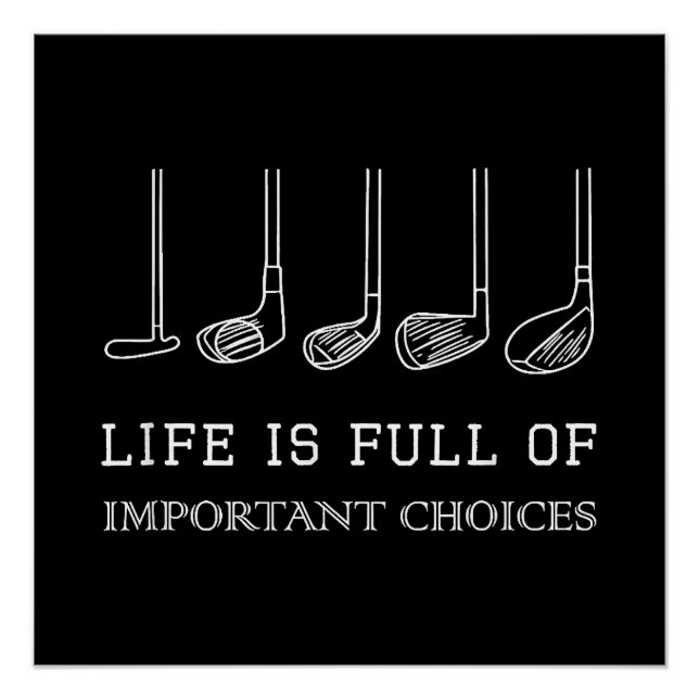 Póster La vida divertida está llena de importantes clubes (Anverso)