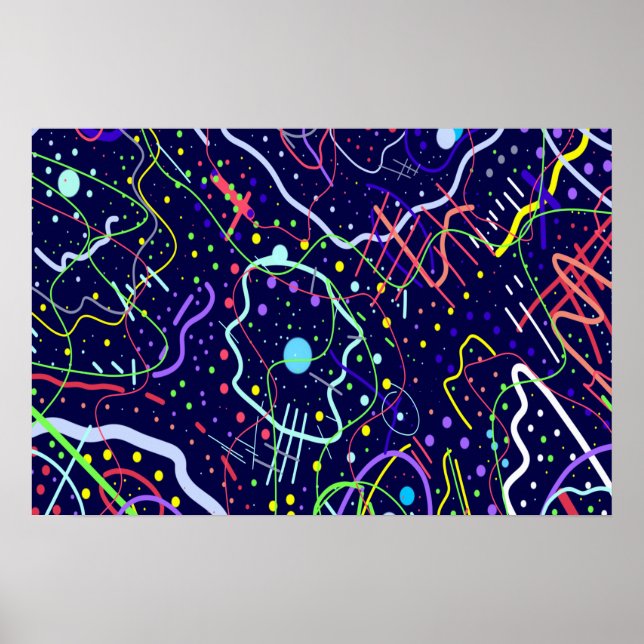 Póster La vida en el espacio (Frente)