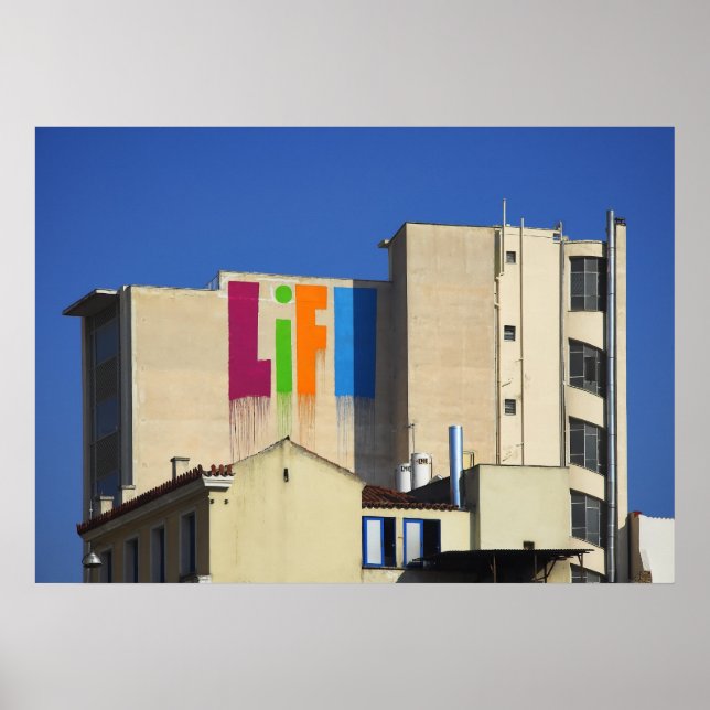 Póster La vida en progreso (Frente)