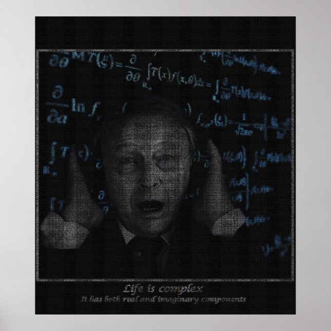 Póster La vida es compleja (Frente)