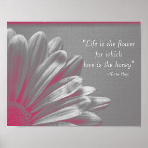 Póster La vida es la Flor - Margarita Rosa