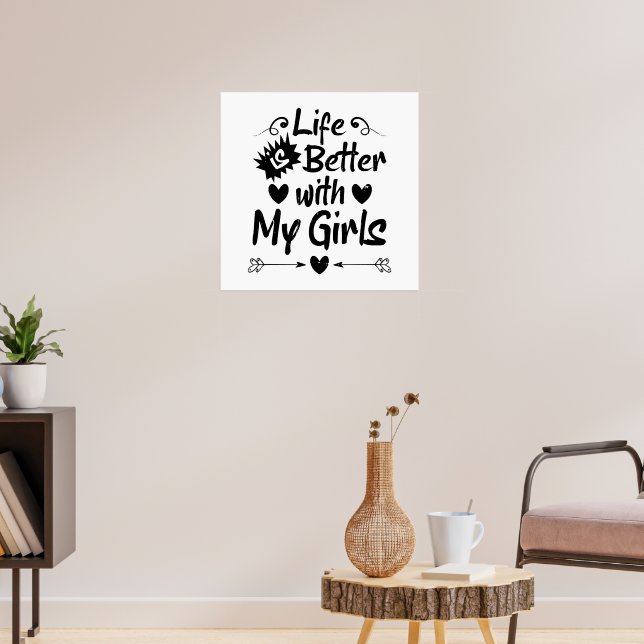 Póster La vida es mejor con mis chicas (Salón 3)