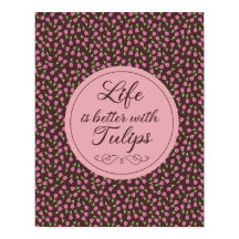 La vida es mejor con Tulips - Patrones