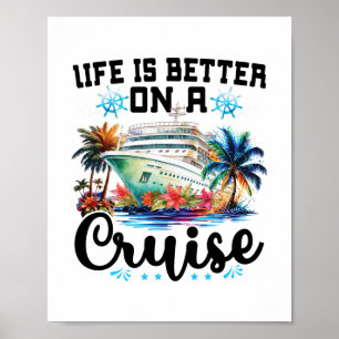 Póster La vida es mejor en unas vacaciones familiares en