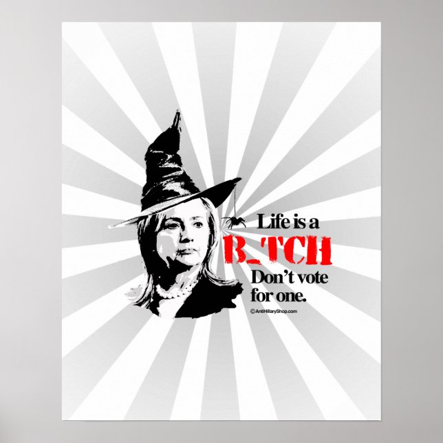 Póster La vida es un B no vota por uno (Frente)