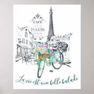 Póster La vida es un hermoso paseo