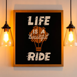 Póster La vida es un hermoso viaje