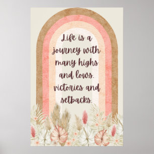 Póster La vida es un viaje,