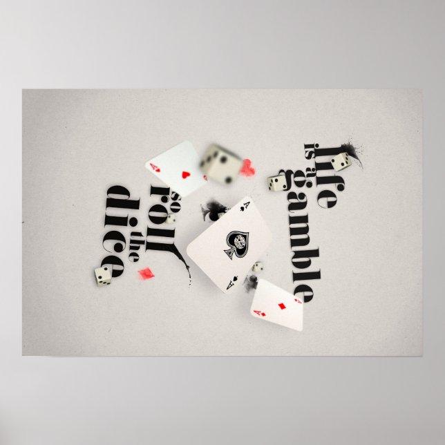 Póster La vida es una apuesta (Frente)
