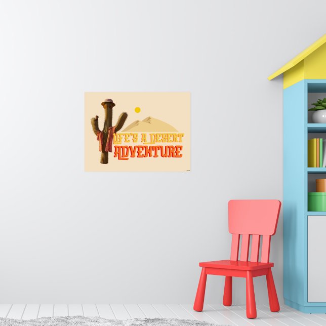 Póster La vida es una aventura del desierto (Guardería 1)