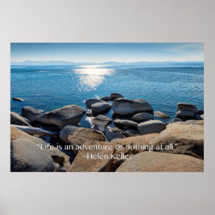 Póster La vida es una aventura o nada