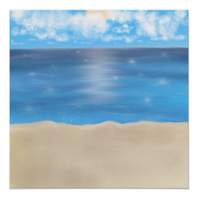 Póster ¡La vida es una playa! (Anverso)