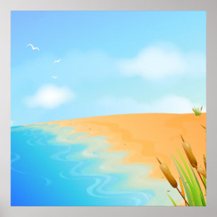 Póster La vida es una playa