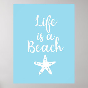 Póster La vida es una playa