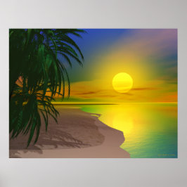 Póster La vida es una playa soleada