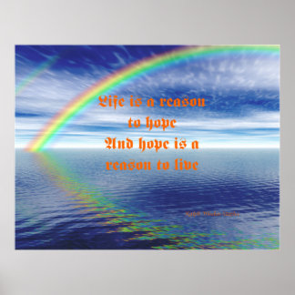 Póster la vida es vivir