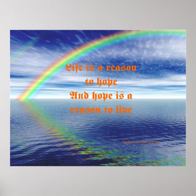 Póster la vida es vivir (Frente)