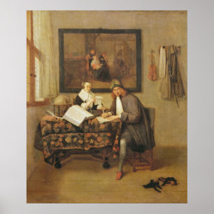 Póster La vida estudiosa, 1662