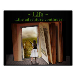 Póster La vida, la aventura continúa