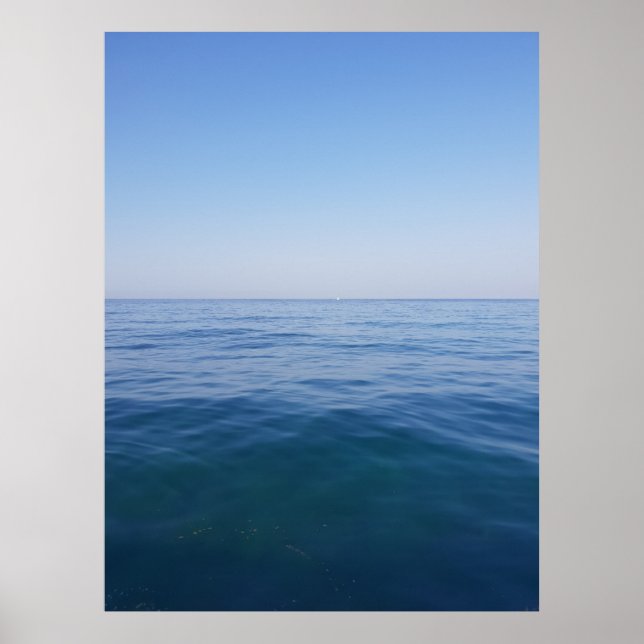 Póster La vida marina de Ocean Sea Waves Fotografía Náuti (Frente)