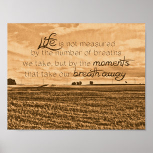 Póster La vida no se mide