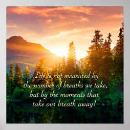 Póster La vida no se mide por...