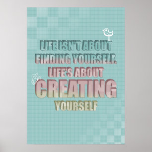Póster La vida no se trata de encontrar una cita