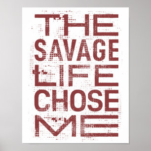 Póster La vida salvaje me eligió