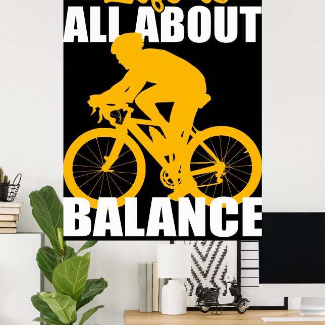 Póster La Vida Se Trata De Motivación Del Ciclo De Equili (Subido por el creador)