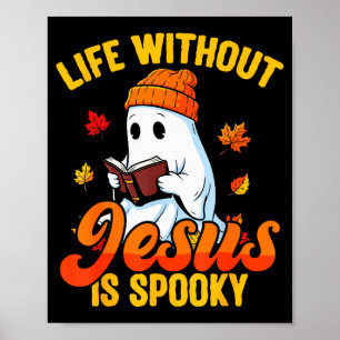 Póster La vida sin Jesús es Soky Fantasma Cristiano Otoño