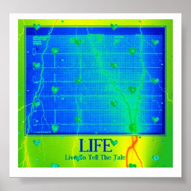 Póster La Vida - Vivir Para Contar La Historia (Frente)