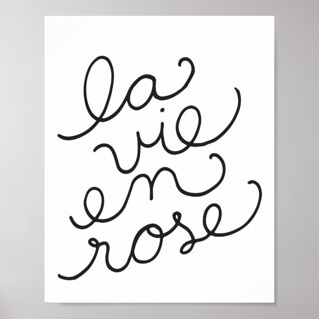 Póster La Vie En Rose - Poster (Frente)