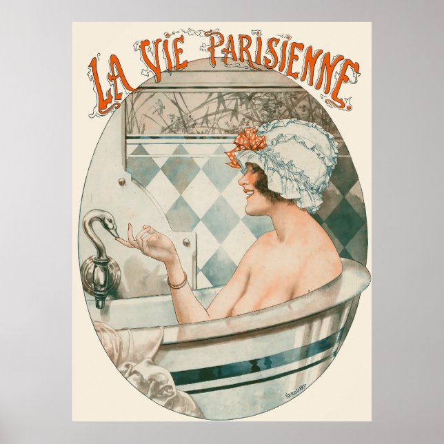 Póster La vie parisienne - A Paris-les-Bains (Frente)