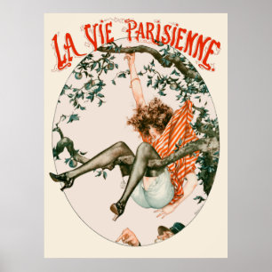 Póster La Vie Parisienne - Au paradis normand