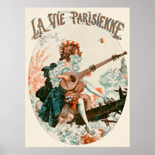 Póster La Vie Parisienne - Aubade au printemps
