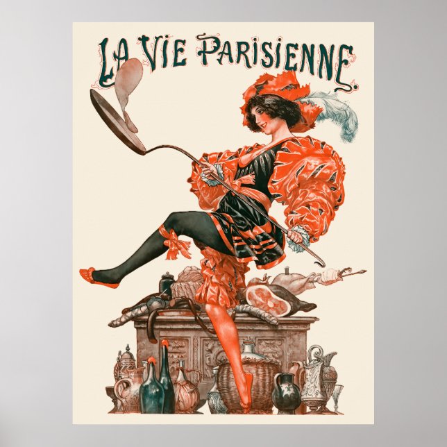 Póster La Vie Parisienne - Carnaval Le seigneur (Frente)