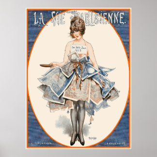 Póster La Vie Parisienne - Fiduciario de la inflación