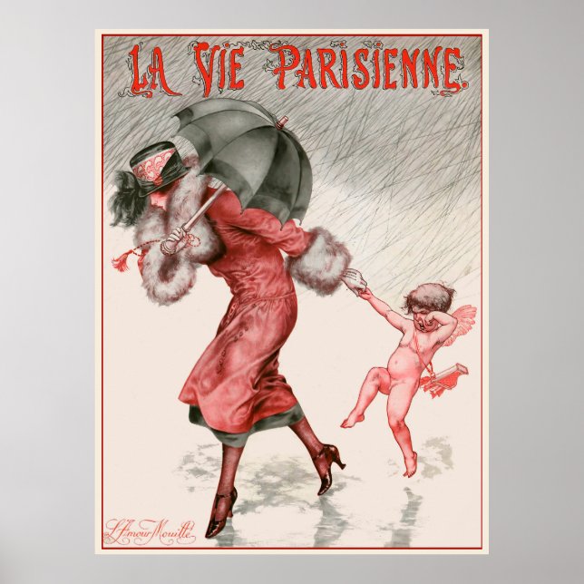 Póster La Vie Parisienne - L'Amour mouillé (Frente)