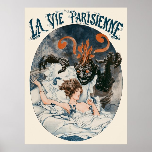 Póster La Vie Parisienne - Le cauchemar du charbon (Frente)