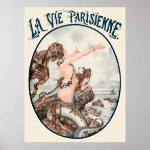 Póster La Vie Parisienne - Le chant des sirènes