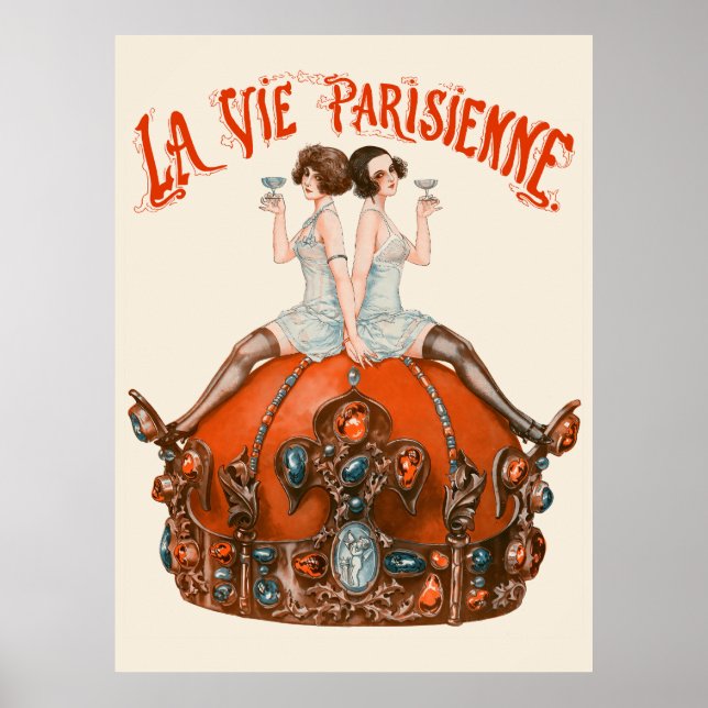 Póster ¡La Vie Parisienne - Le Roi boit! (Frente)