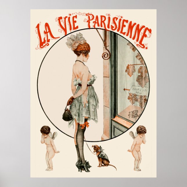Póster La Vie Parisienne - Les Restrictions de la mode (Frente)