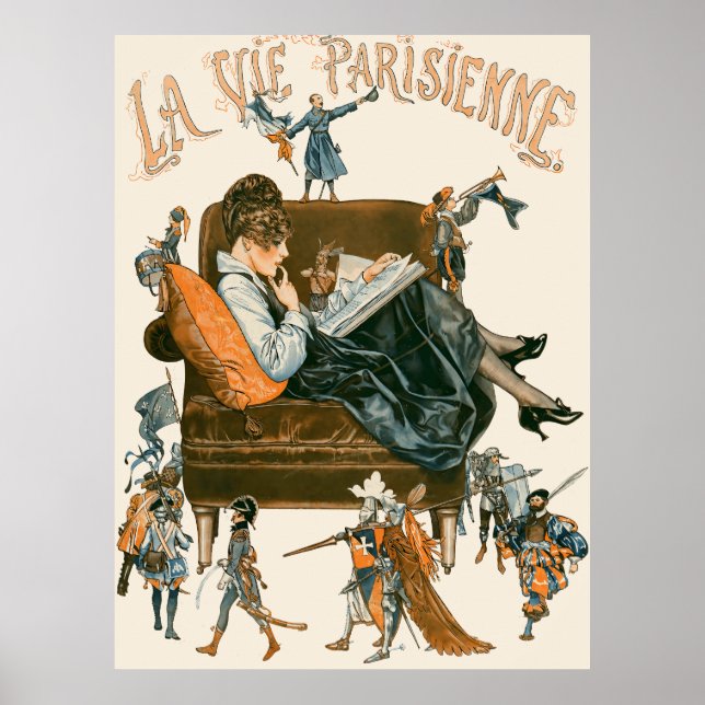 Póster La Vie Parisienne - L'histoire de France (Frente)